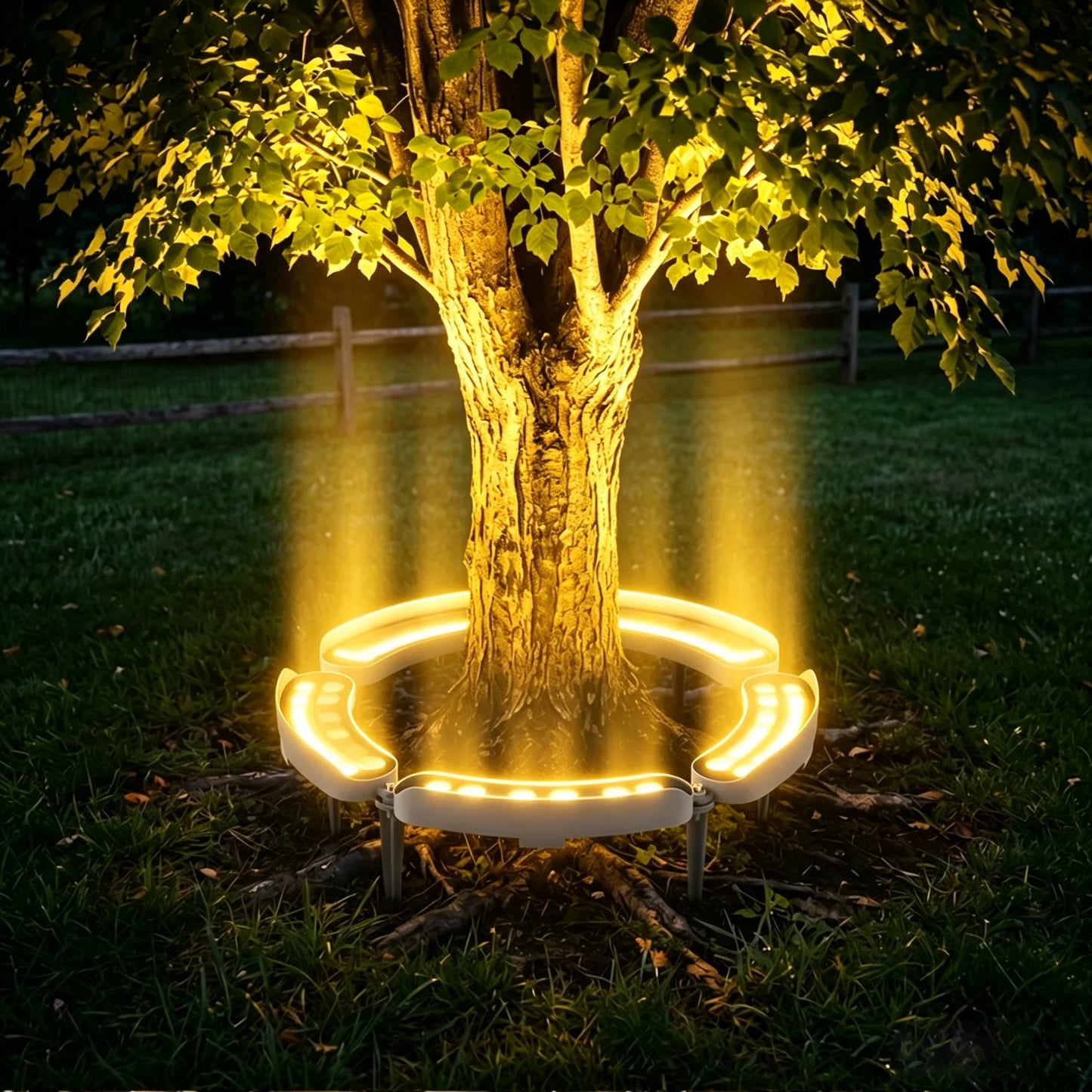 ⏳ LIMITED-TIME MEGA SALE | Homesonia™🌳 LED Ring Tree Light(Single piece) | Outdoor Waterproof Landscape Spotlight