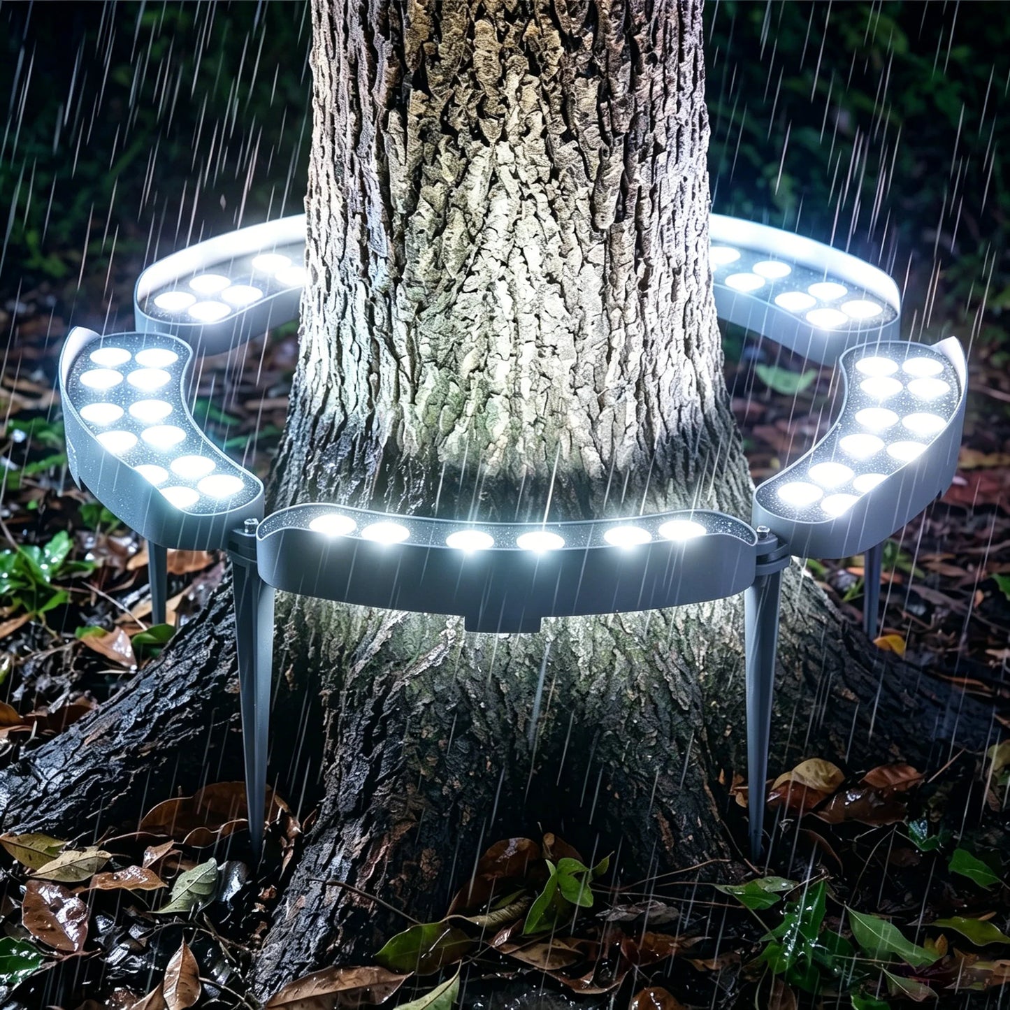 ⏳ LIMITED-TIME MEGA SALE | Homesonia™🌳 LED Ring Tree Light(Single piece) | Outdoor Waterproof Landscape Spotlight
