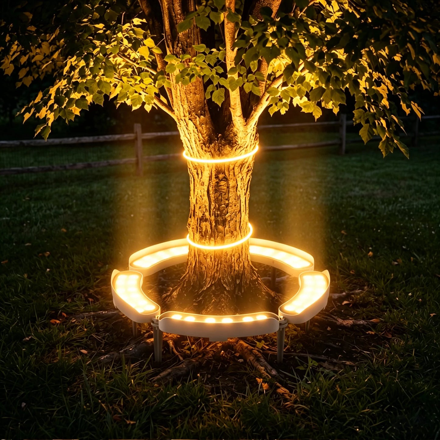 ⏳ LIMITED-TIME MEGA SALE | Homesonia™🌳 LED Ring Tree Light(Single piece) | Outdoor Waterproof Landscape Spotlight