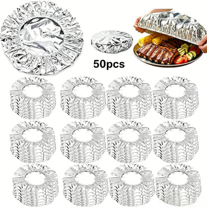 ⏳ LIMITED-TIME MEGA SALE | Homesonia™🍳Aluminum Foil Heat Shield Covers – No Plastic, Heat-Resistant, Reusable