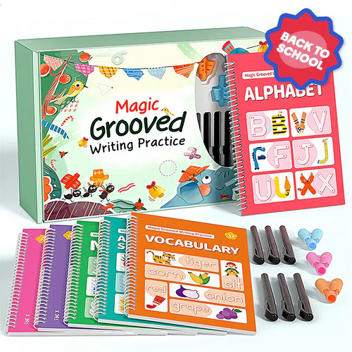 ⏳ LIMITED-TIME MEGA SALE | Homesonia™🌳 Kids Reusable Writing Workbook, Early Learning Gift🖍️