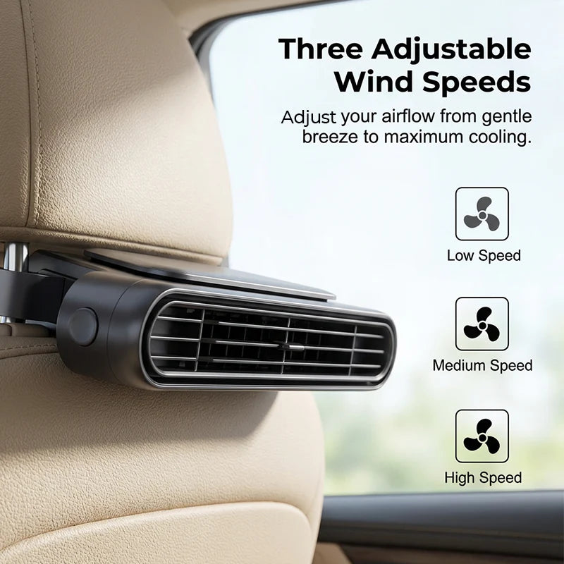 ⏳ LIMITED-TIME MEGA SALE | Homesonia™🌳Car Seat Cooling Fan USB Powered