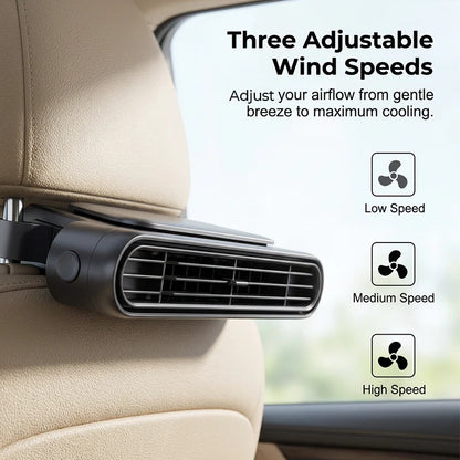 ⏳ LIMITED-TIME MEGA SALE | Homesonia™🌳Car Seat Cooling Fan USB Powered