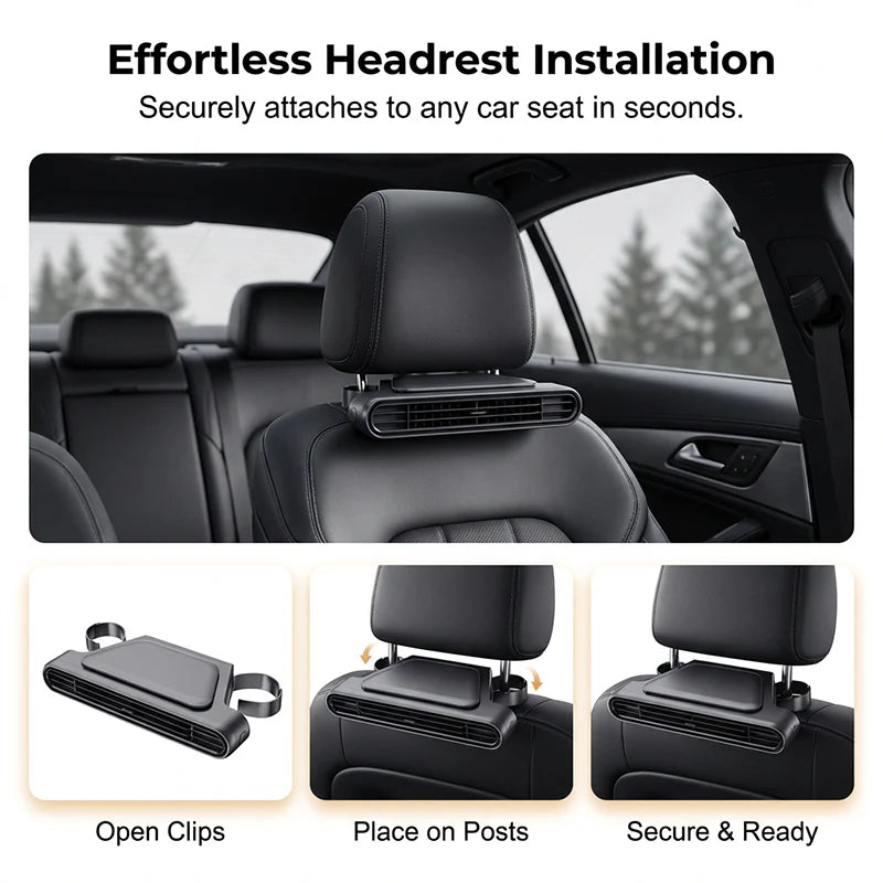 ⏳ LIMITED-TIME MEGA SALE | Homesonia™🌳Car Seat Cooling Fan USB Powered
