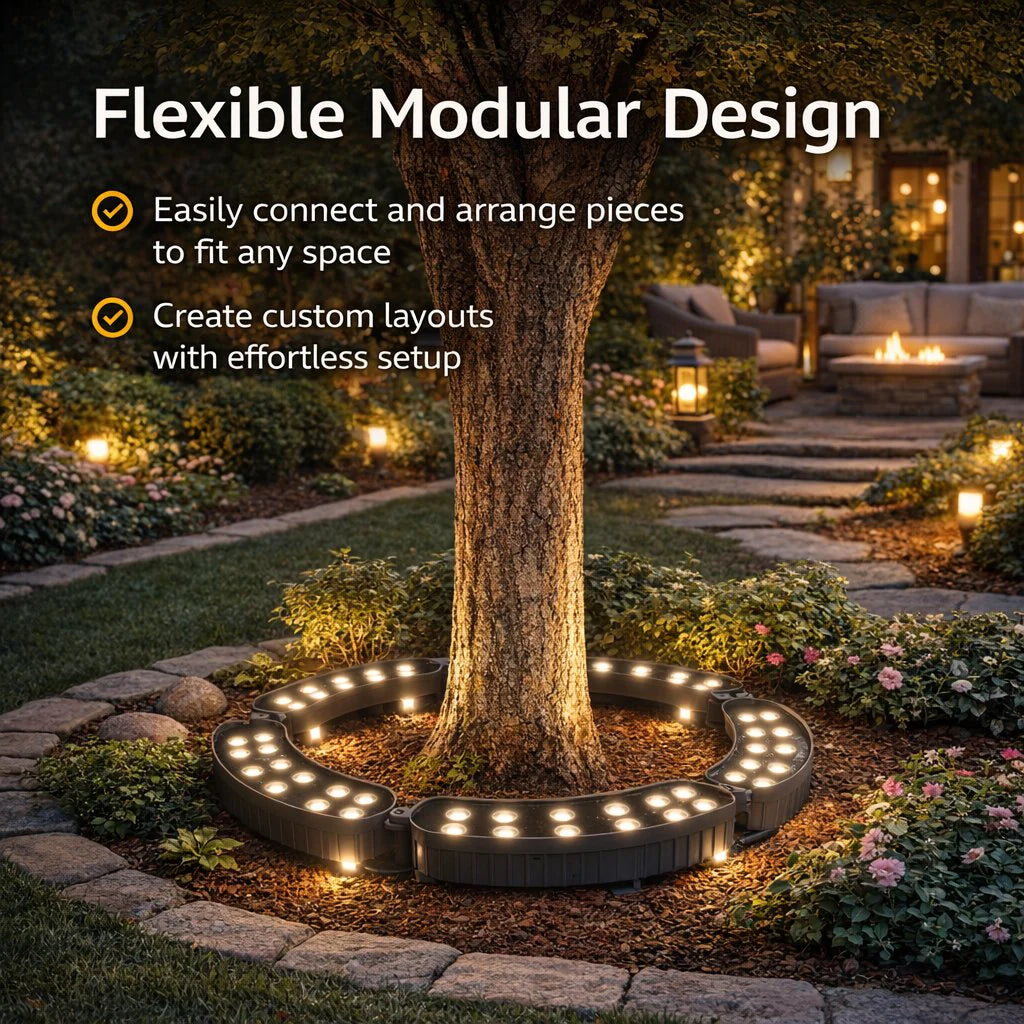 ⏳ LIMITED-TIME MEGA SALE | Homesonia™🌳 LED Ring Tree Light(Single piece) | Outdoor Waterproof Landscape Spotlight
