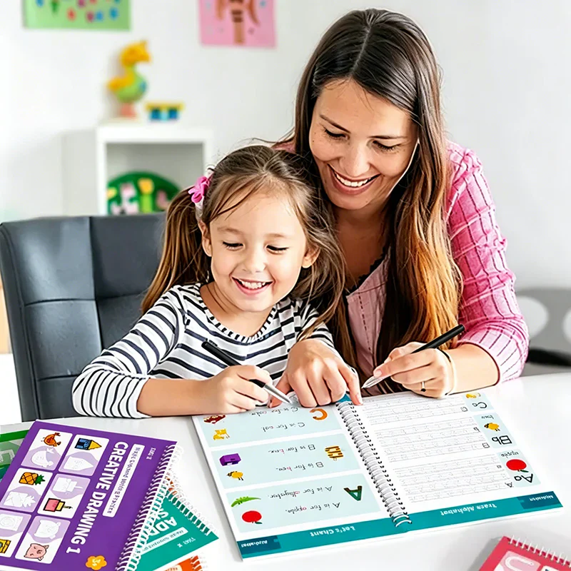 ⏳ LIMITED-TIME MEGA SALE | Homesonia™🌳 Kids Reusable Writing Workbook, Early Learning Gift🖍️