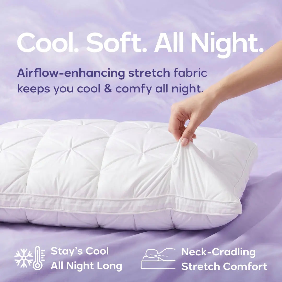 ⏳ LIMITED-TIME MEGA SALE | Homesonia™  Tufted Neck Support Pillow for All Sleep Positions