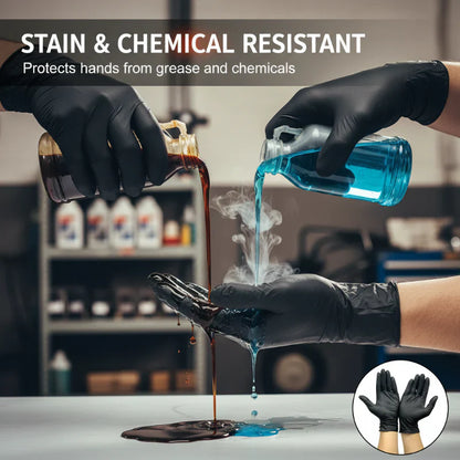 ⏳ LIMITED-TIME MEGA SALE | Homesonia™ Nitrile Pro Gloves – Heavy Duty, Slip & Stain Resistant, Scratch Resistant