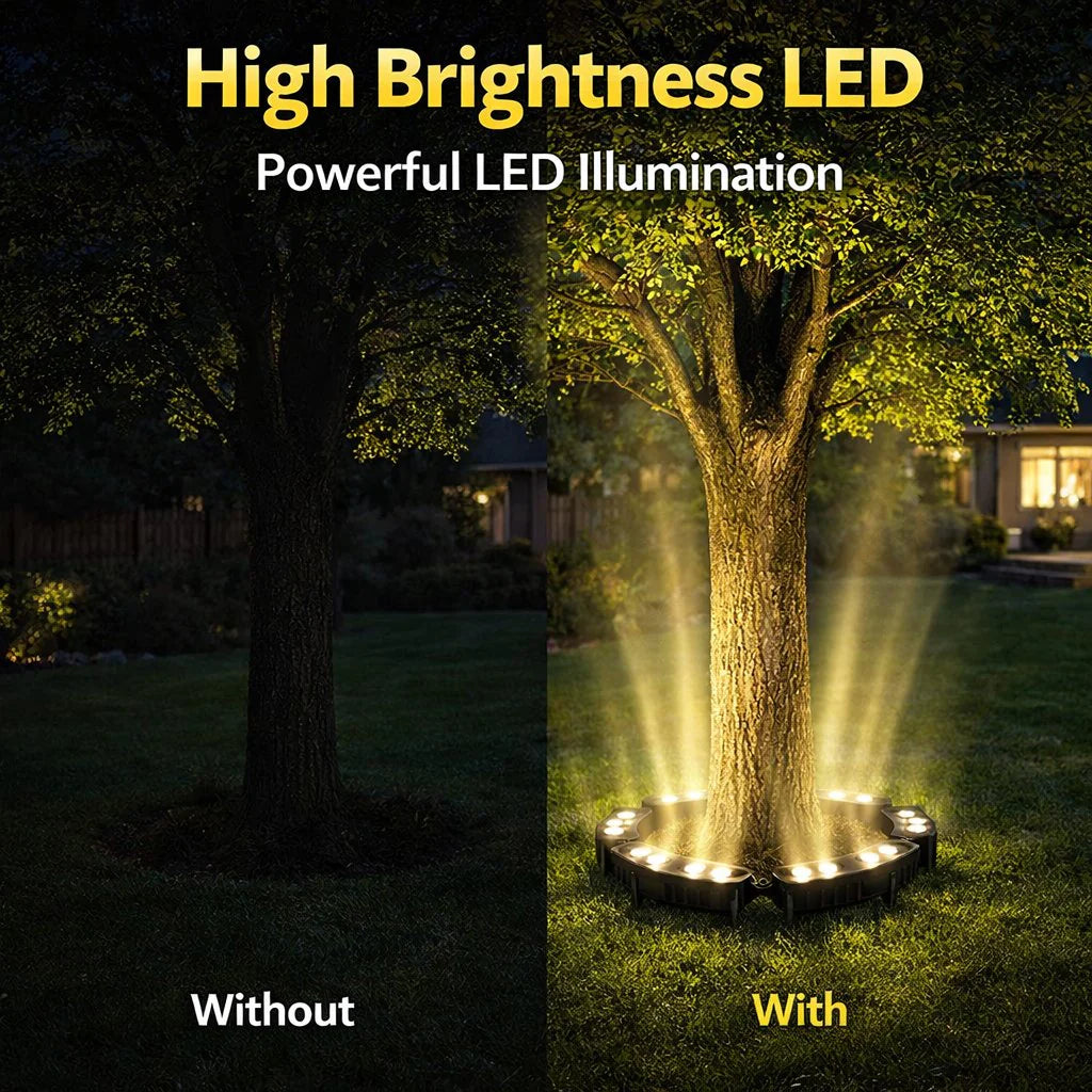 ⏳ LIMITED-TIME MEGA SALE | Homesonia™🌳 LED Ring Tree Light(Single piece) | Outdoor Waterproof Landscape Spotlight