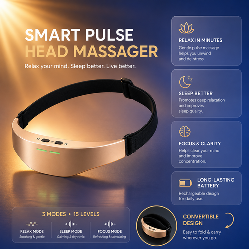 Smart Electric Head Massager