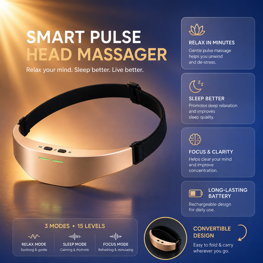 ⏳ LIMITED-TIME MEGA SALE | Homesonia™🌳Smart Electric Head Massager