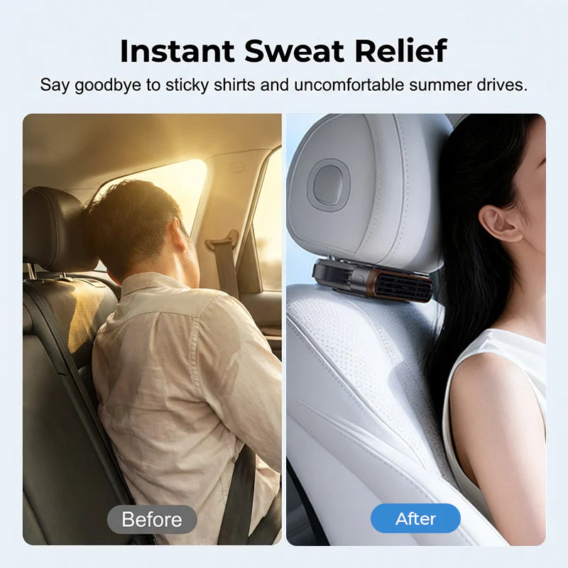 ⏳ LIMITED-TIME MEGA SALE | Homesonia™🌳Car Seat Cooling Fan USB Powered