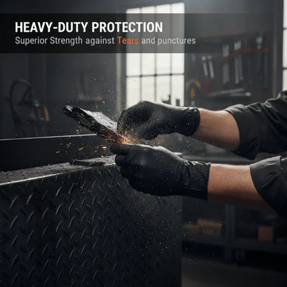 ⏳ LIMITED-TIME MEGA SALE | Homesonia™ Nitrile Pro Gloves – Heavy Duty, Slip & Stain Resistant, Scratch Resistant