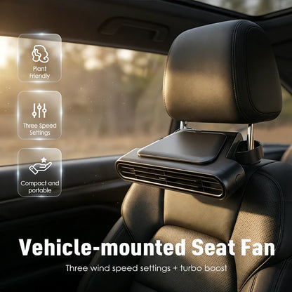 ⏳ LIMITED-TIME MEGA SALE | Homesonia™🌳Car Seat Cooling Fan USB Powered