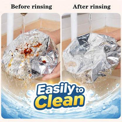 ⏳ LIMITED-TIME MEGA SALE | Homesonia™🍳Aluminum Foil Heat Shield Covers – No Plastic, Heat-Resistant, Reusable
