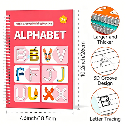 ⏳ LIMITED-TIME MEGA SALE | Homesonia™🌳 Kids Reusable Writing Workbook, Early Learning Gift🖍️