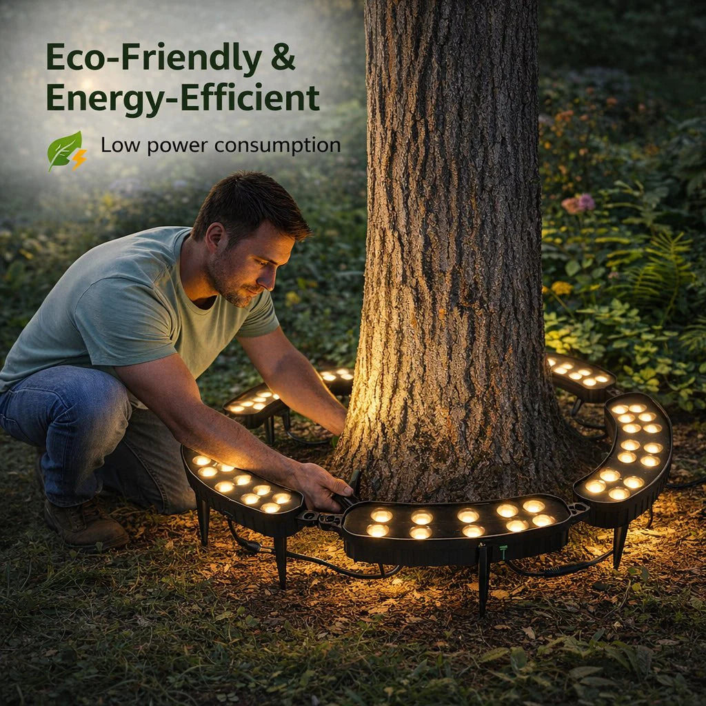 ⏳ LIMITED-TIME MEGA SALE | Homesonia™🌳 LED Ring Tree Light(Single piece) | Outdoor Waterproof Landscape Spotlight