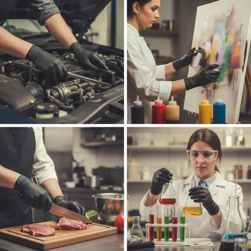 ⏳ LIMITED-TIME MEGA SALE | Homesonia™ Nitrile Pro Gloves – Heavy Duty, Slip & Stain Resistant, Scratch Resistant